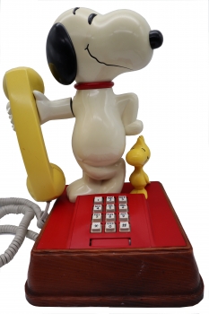 Snoopy and Woodstock Vintage Tastentelefon aus den 1970er Jahren